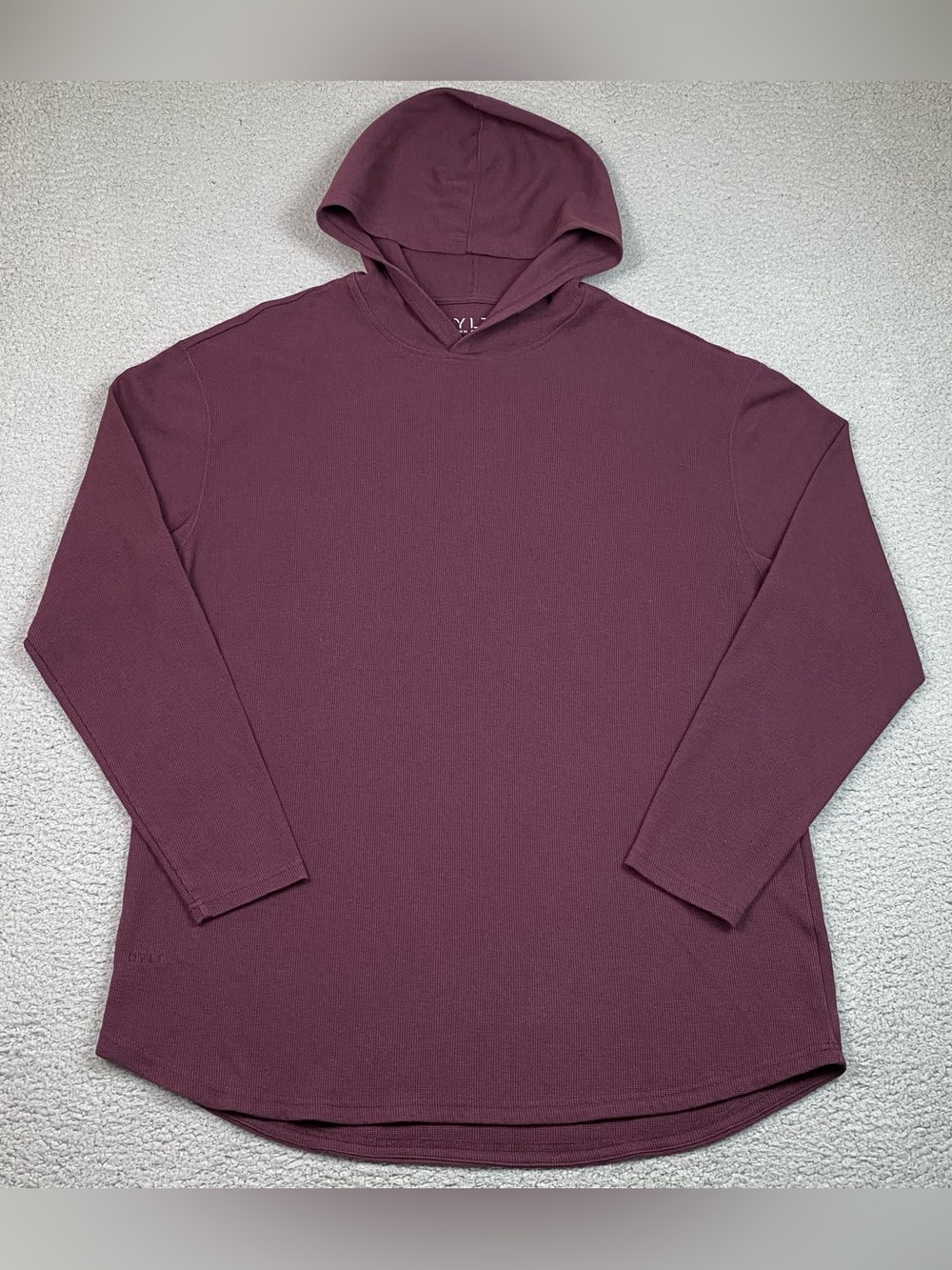 BYLT Thermal Hoodie Men's Size XXL Waffle Knit Drop Cut Stretch Sweatshirt EUC